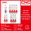 CNC YCB7-63N 1P/2P/3P/4P Miniature Circuit Breaker