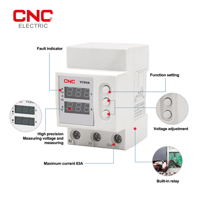 CNC YC9VA Digital Voltage and Current Display