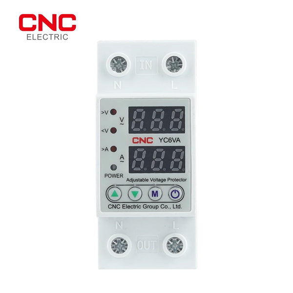 CNC YC6VA Adjustable Voltage Protector with Current Control