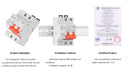 CNC YCB9ZF-100W 1P WiFi Modular Din Rail SCB