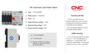 CNC YCQ4-100E/4P Dual Power Switch ATS
