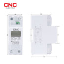 CNC DDS226D-2P LCD Single-phase Din-rail Energy Meter