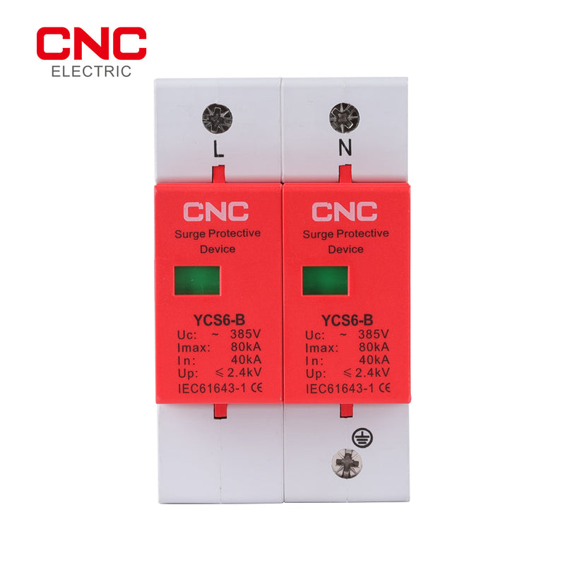 CNC YCS6-B AC 385V 2P Surge Protective Device Low-voltage Arrester Device