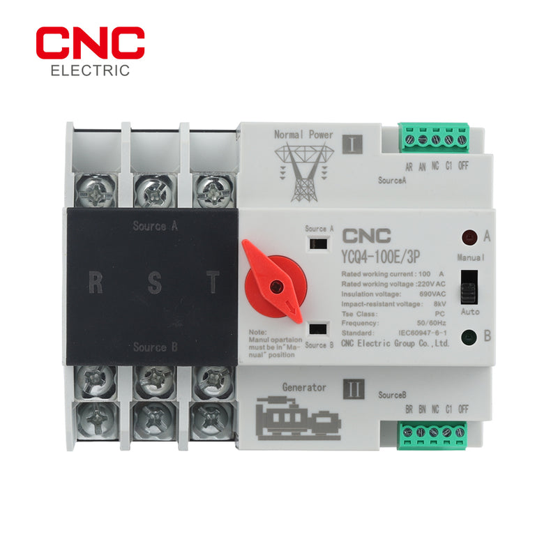 CNC YCQ4-100E/3P Automatic Dual Power Switch