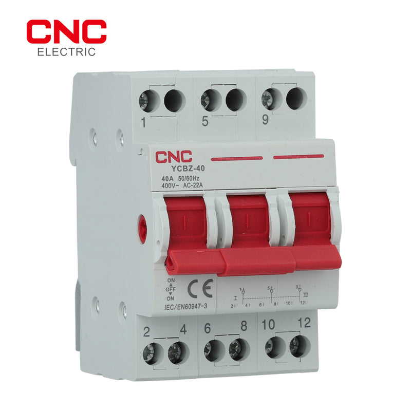CNC YCBZ-40 3P 40A Changeover Switch