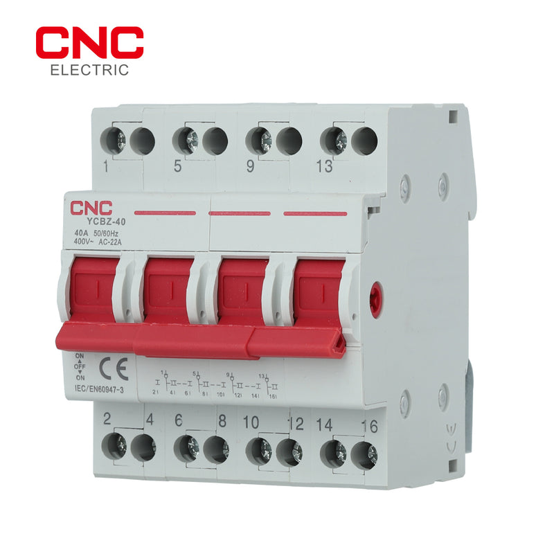CNC YCBZ-40 4P 40A Changeover Switch