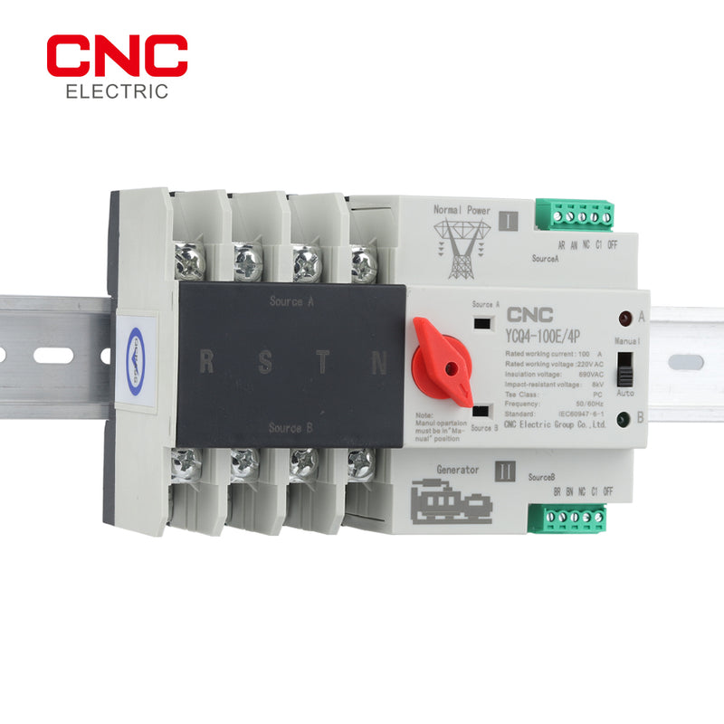 CNC YCQ4-100E/4P Dual Power Switch ATS
