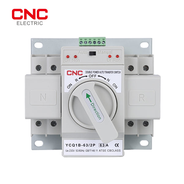 CNC YCQ1B-63 2P Dual Power Automatic Transfer Switch