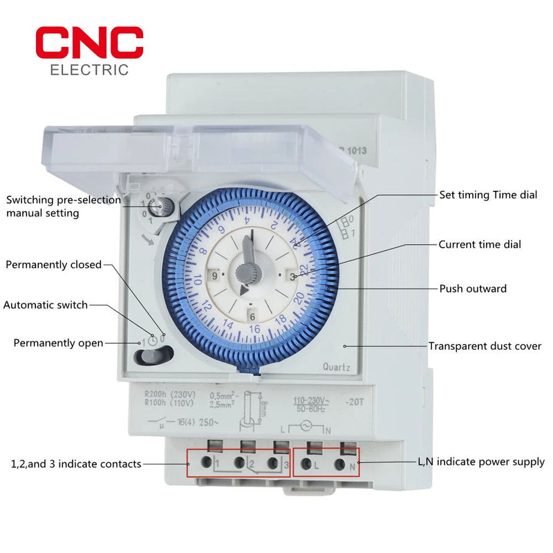 Clock Timer Cnc CNC SUL181d Time Relay Mechanical Time Switch