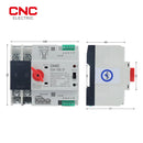 CNC YCQ4-100E/2P Din Rail ATS Dual Power Switch