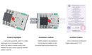 CNC YCQ4-100E/3P Automatic Dual Power Switch