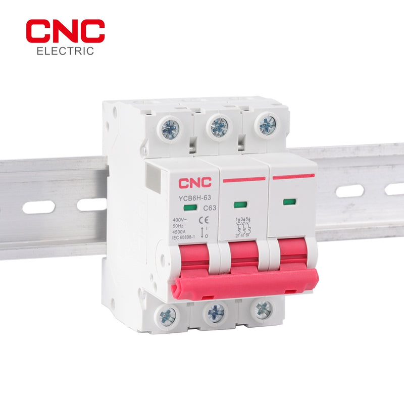 CNC YCB6H-63 1P/2P/3P Miniature Circuit Breaker