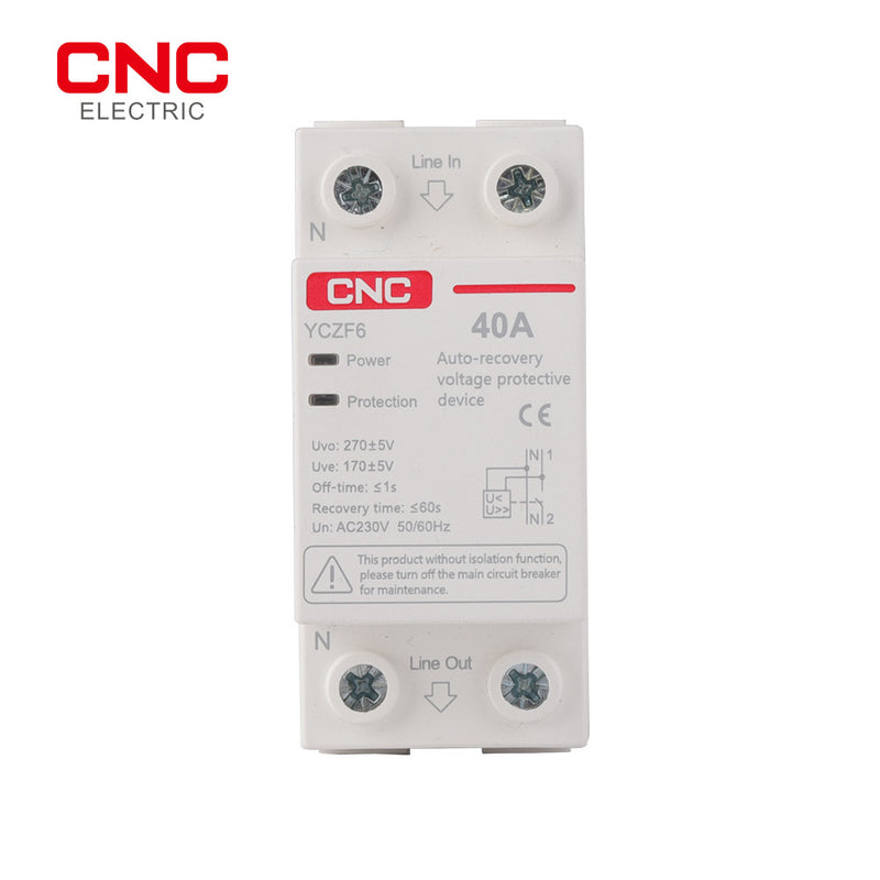 CNC YCZF6 Self-recovery Voltage Protector Top in and Bottom out